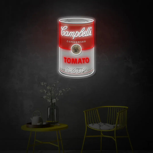 Tomato Soup Can Neon Sign