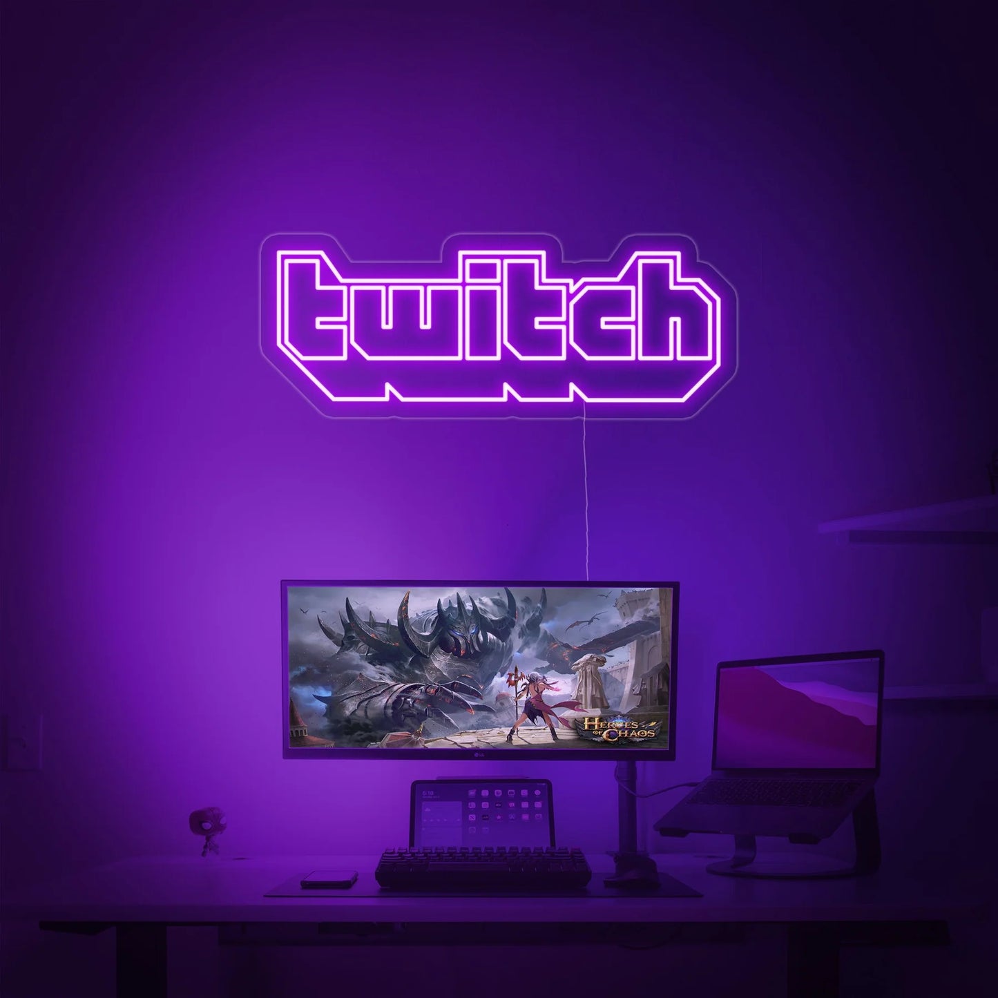 "Twitch" Neon Sign