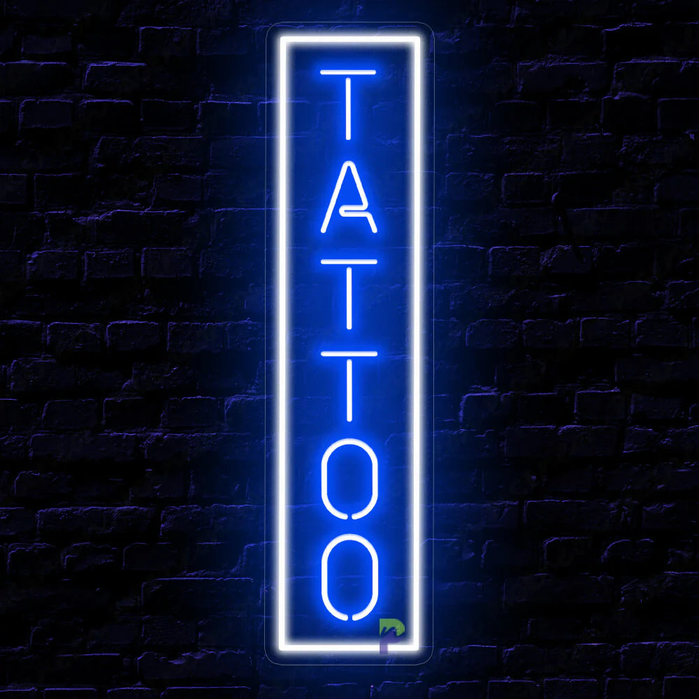 Vertical Tattoo Neon Sign Led Light