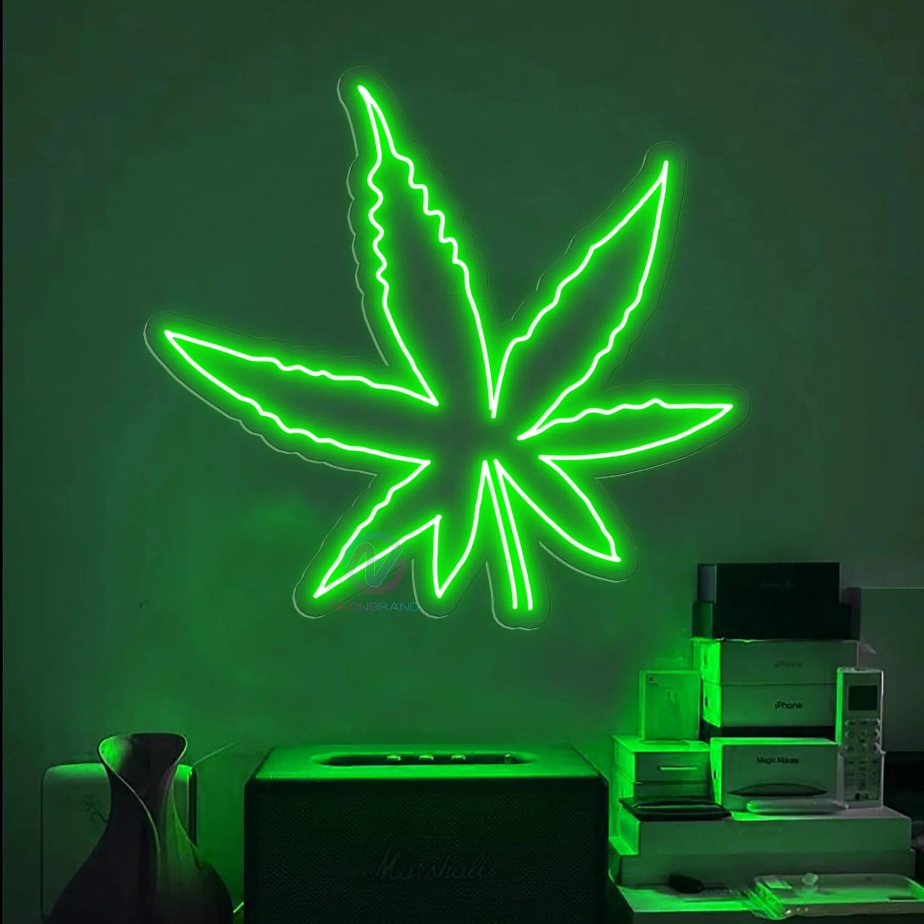 Pot Leaf Neon Sign Weed Neon Sign Marijuana Led Light