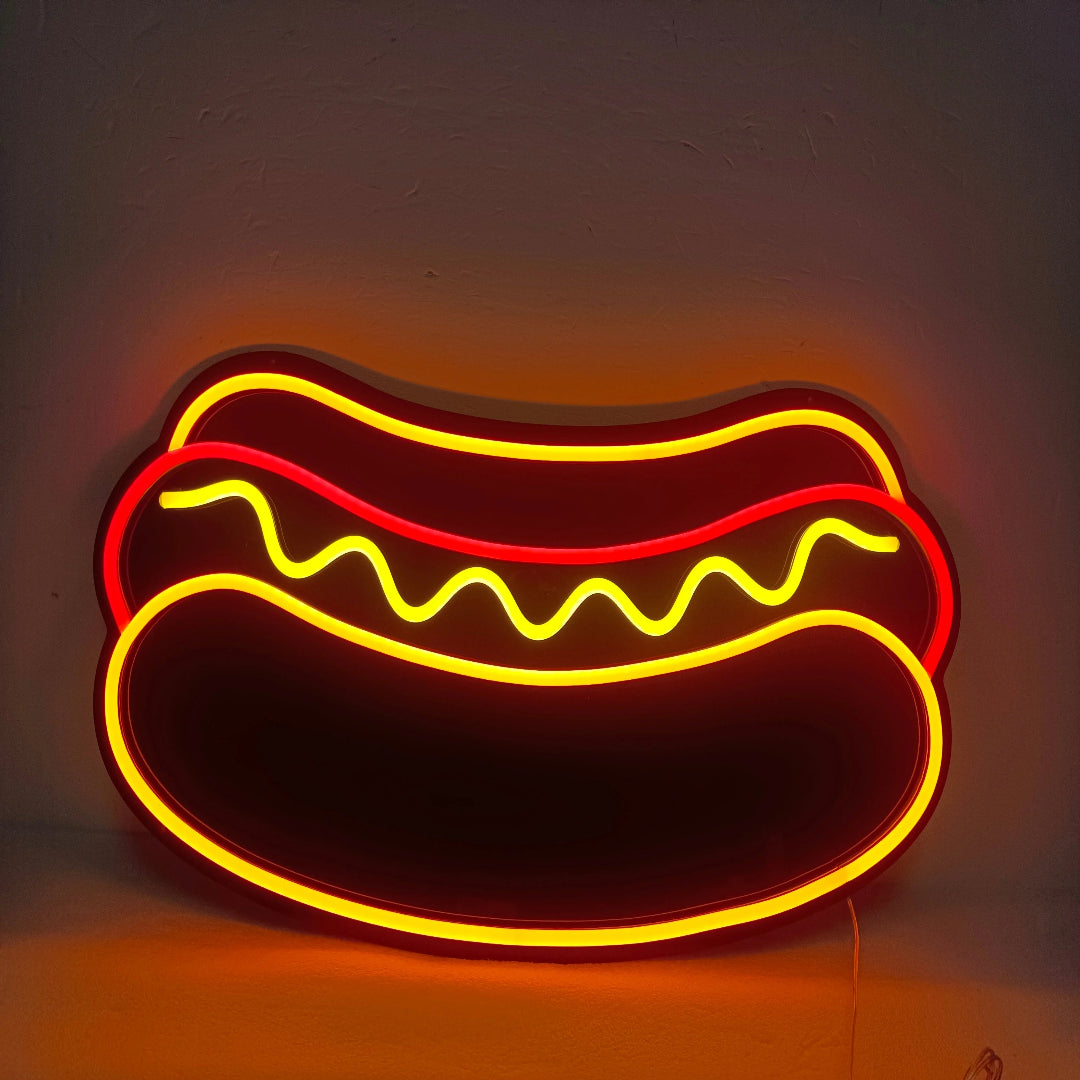 Hot Dog Neon Sign