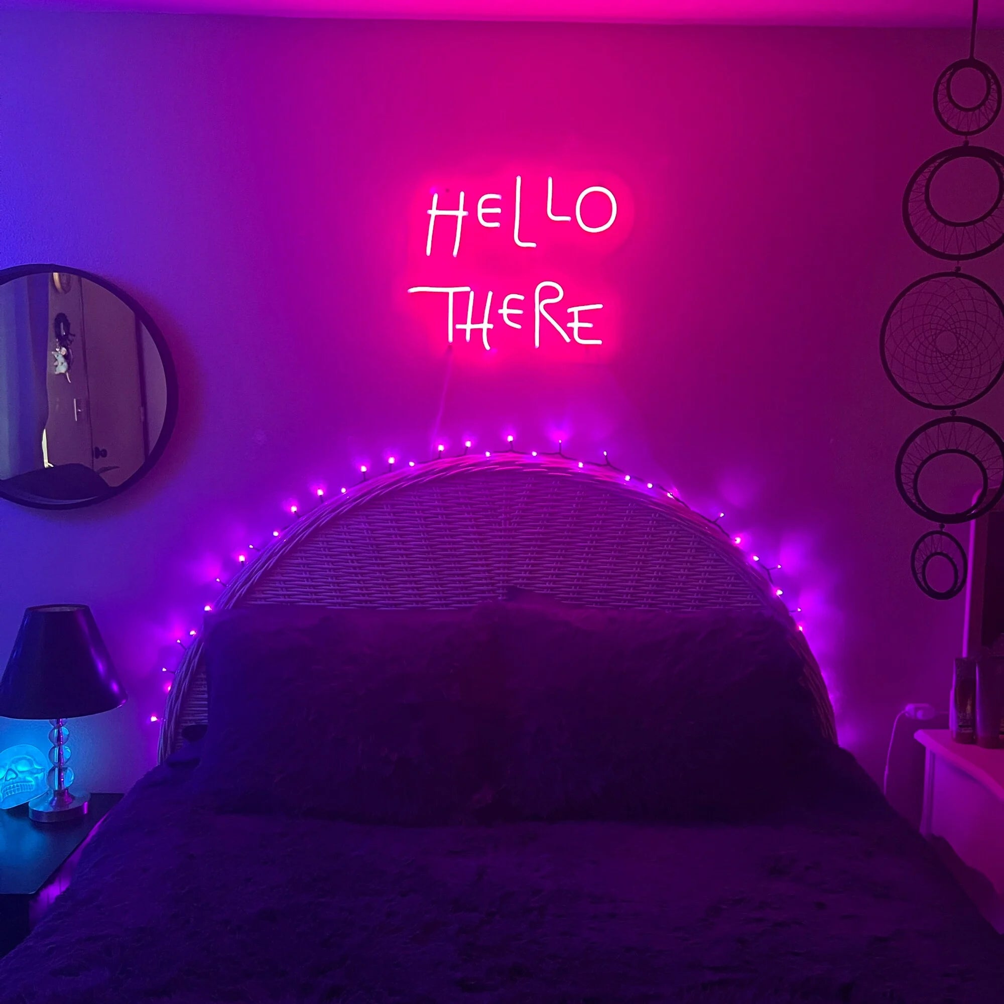 "Hello There" Neon Sign