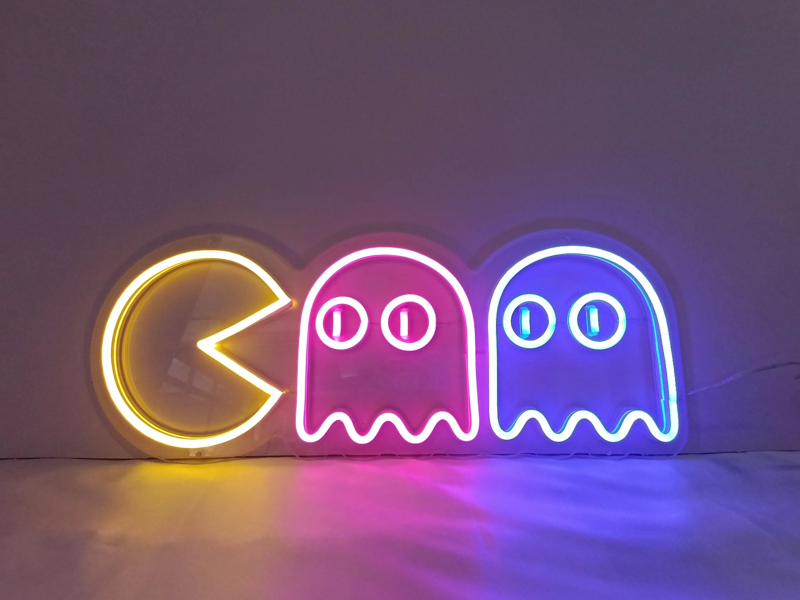 "Chasing Ghosts" Neon Sign