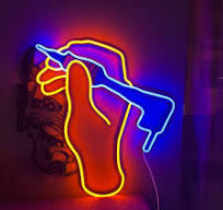 Tattoo Neon Sign - Crown Your Space with the Luminosity of Tattoo Art