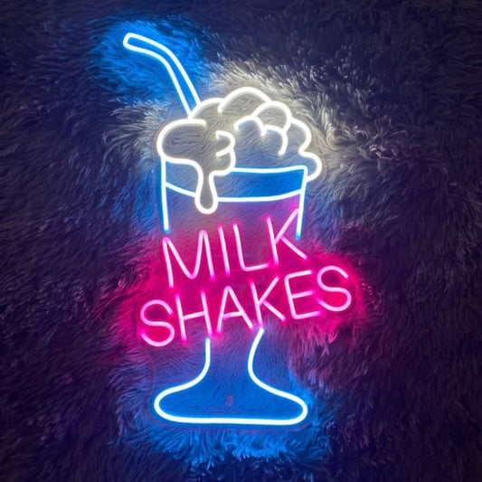 Milkshake Neon Sign