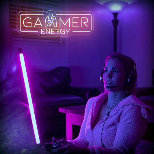 Gamer Energy LED Neon Sign