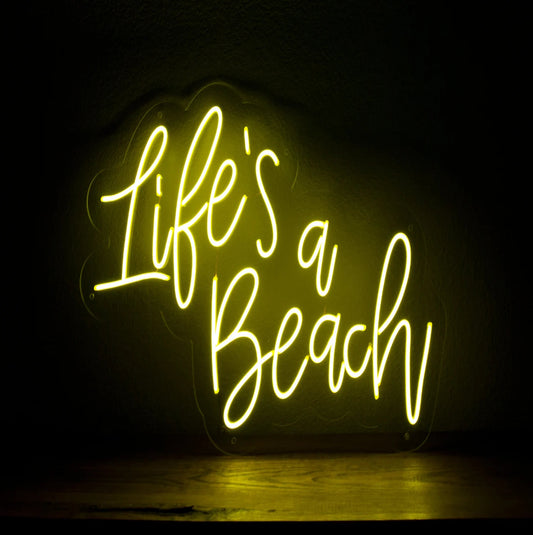 Life's a Beach Neon Sign