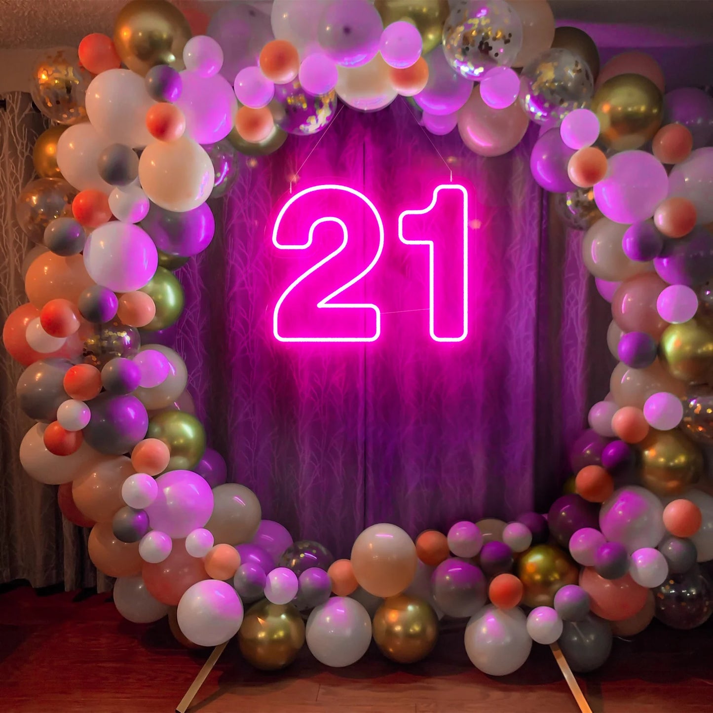 21 Neon Sign Happy Birthday Led Light