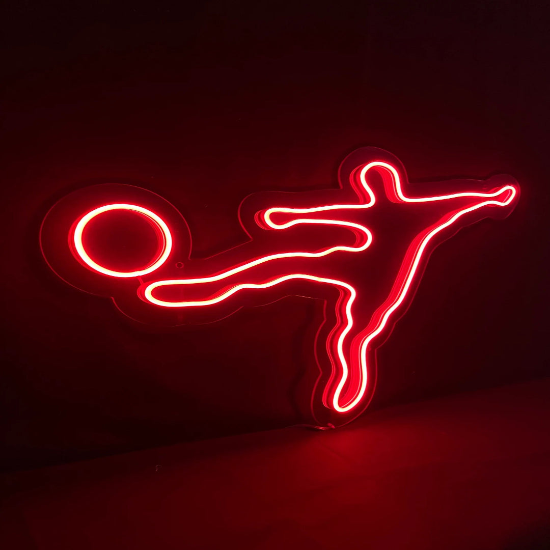 "Soccer Player" Neon Sign