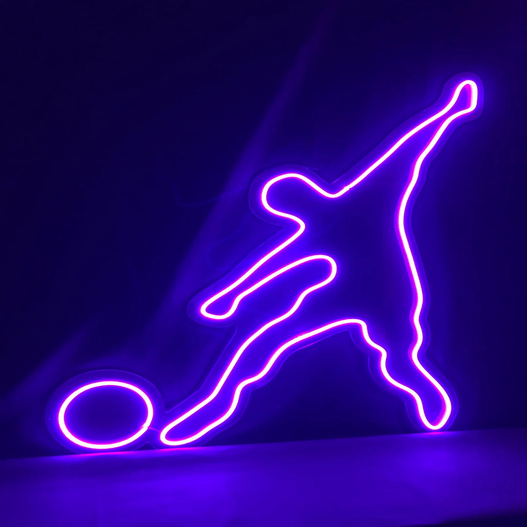 "Soccer Player" Neon Sign