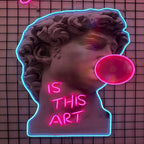 Is This Art LED Neon X Print