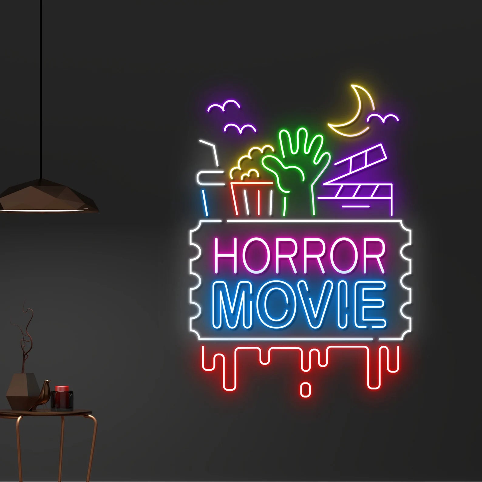 "Horror Movie" Neon Sign