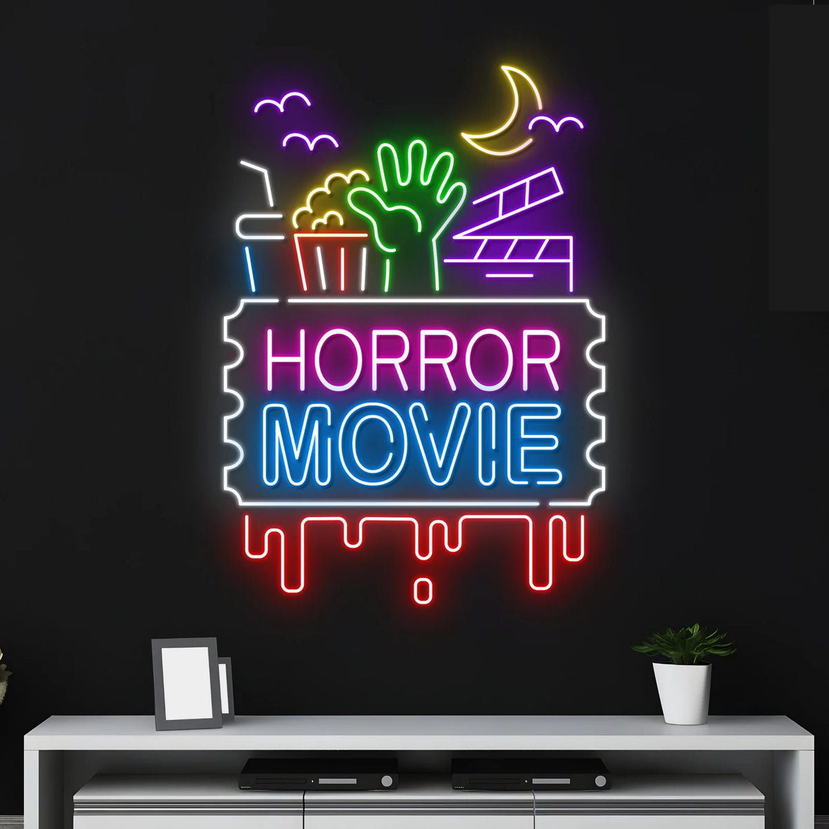 "Horror Movie" Neon Sign