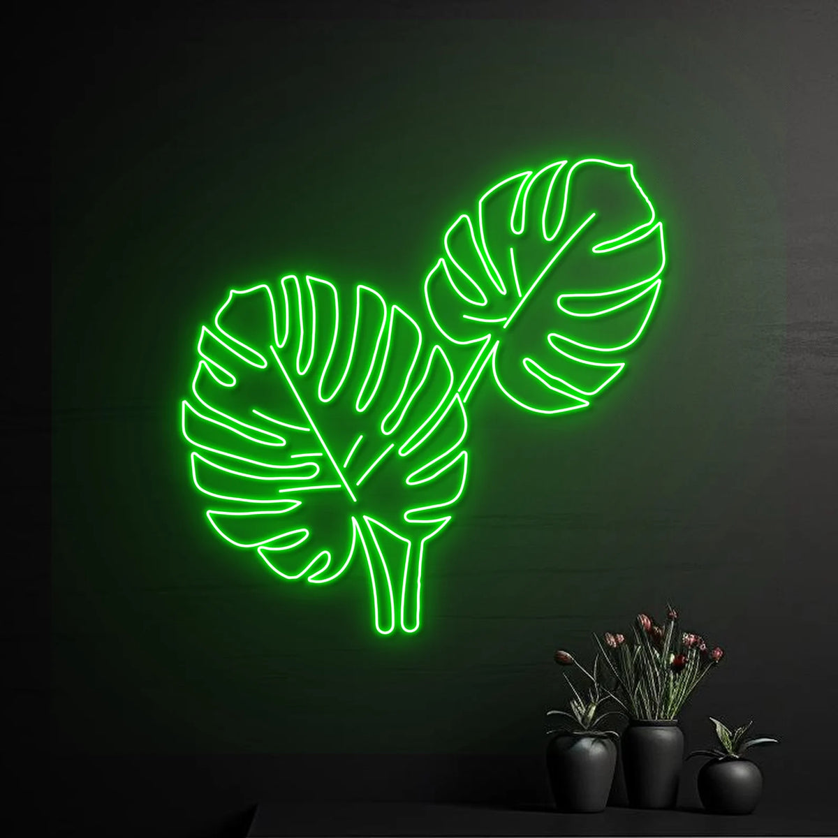 "Monstera Leaves" Neon Sign