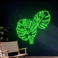 "Monstera Leaves" Neon Sign