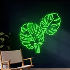 "Monstera Leaves" Neon Sign