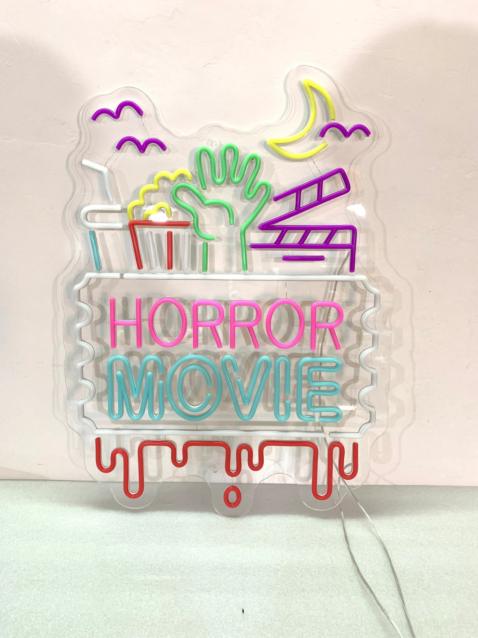 "Horror Movie" Neon Sign