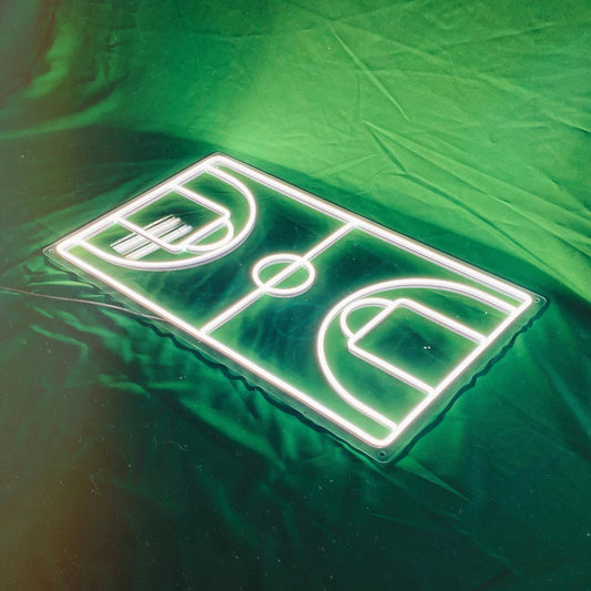 Basketball Court Neon Sign
