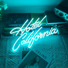 Hotel California Neon Sign