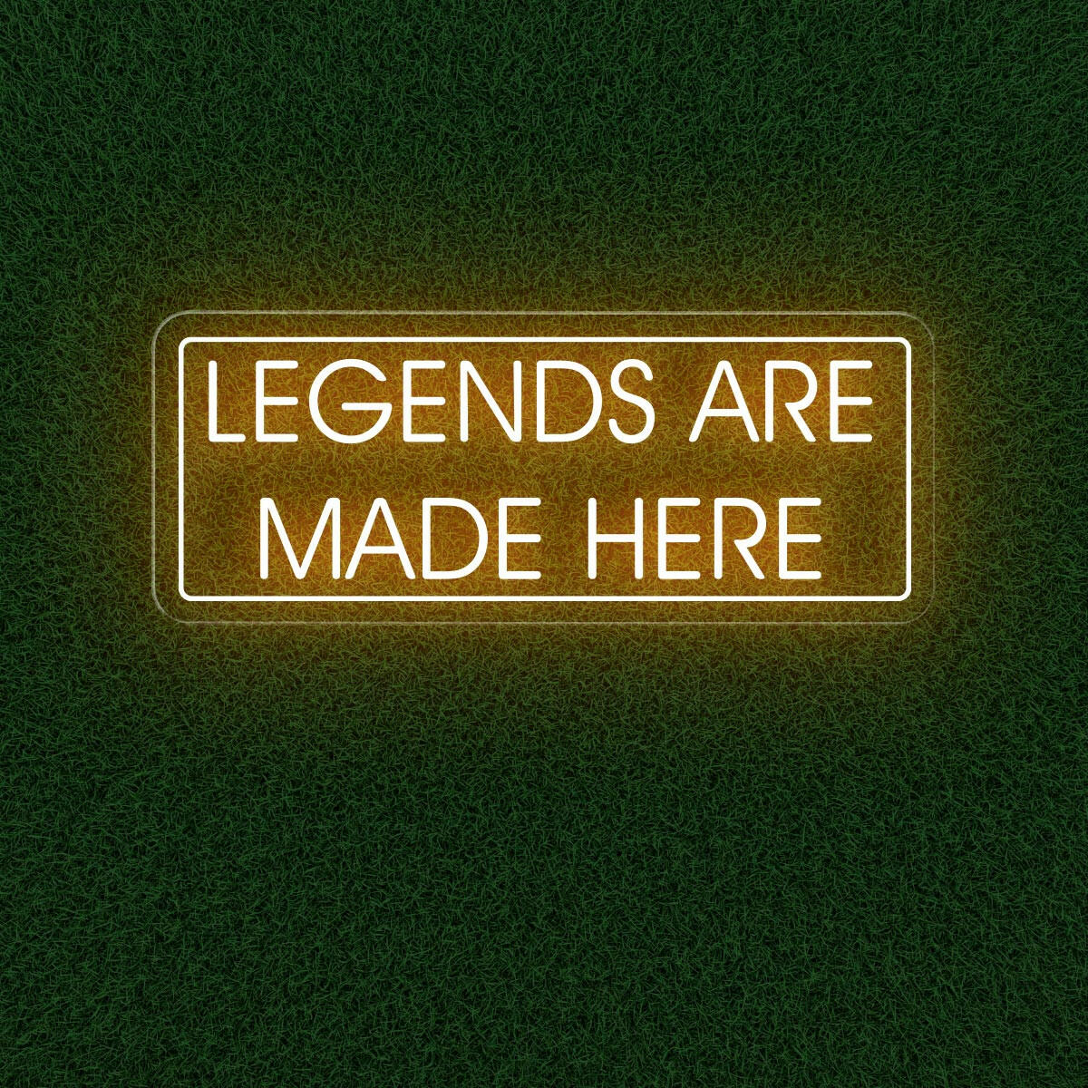 Legends Are Made Here | Motivational Game Room Neon Sign