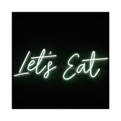 Let's Eat LED Light Sign