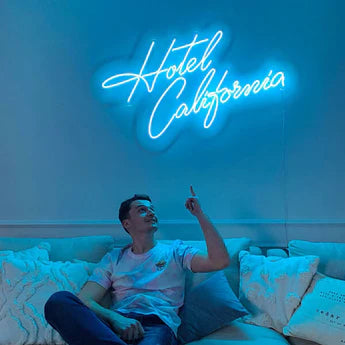 Hotel California Neon Sign