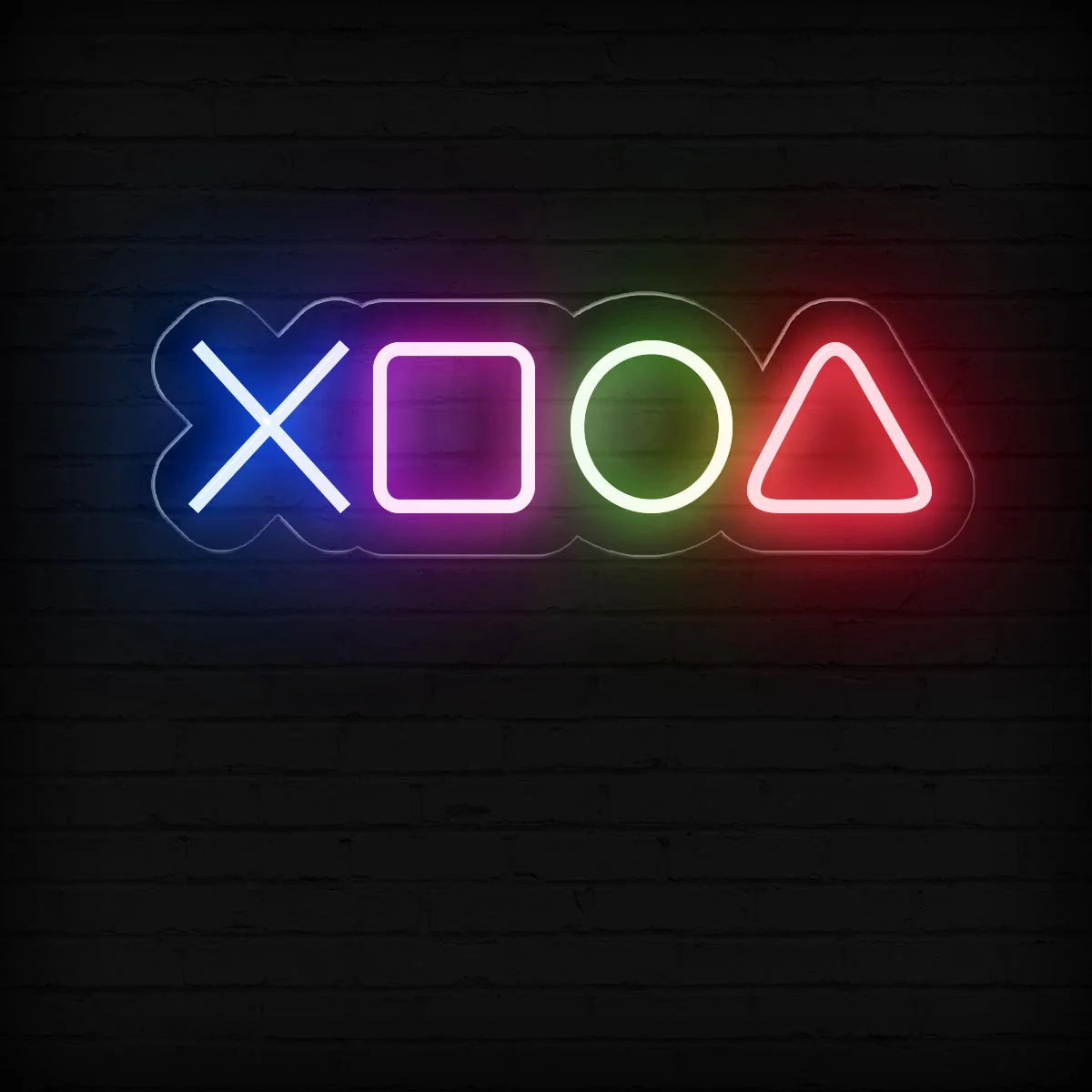 PlayStation Neon Sign - LED Neon Light for Gaming Room Decor