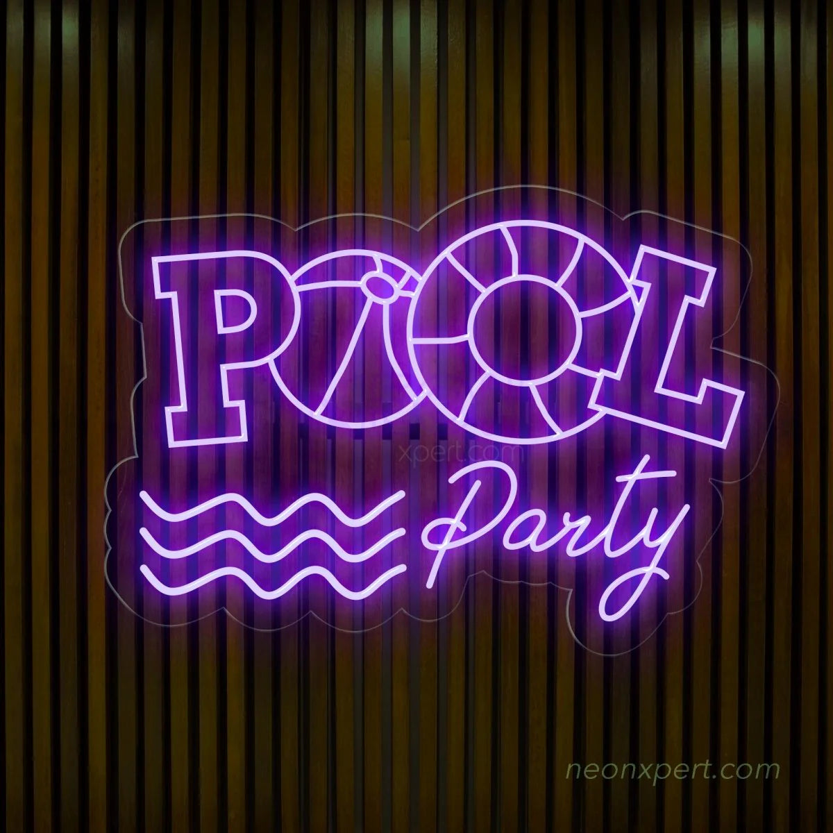 Pool Party LED Neon Sign