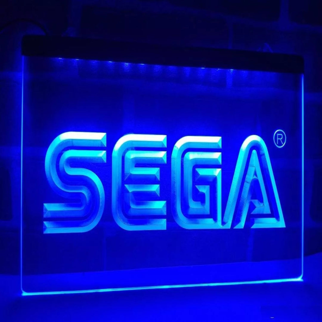 "Sega, Game Room" Neon Sign