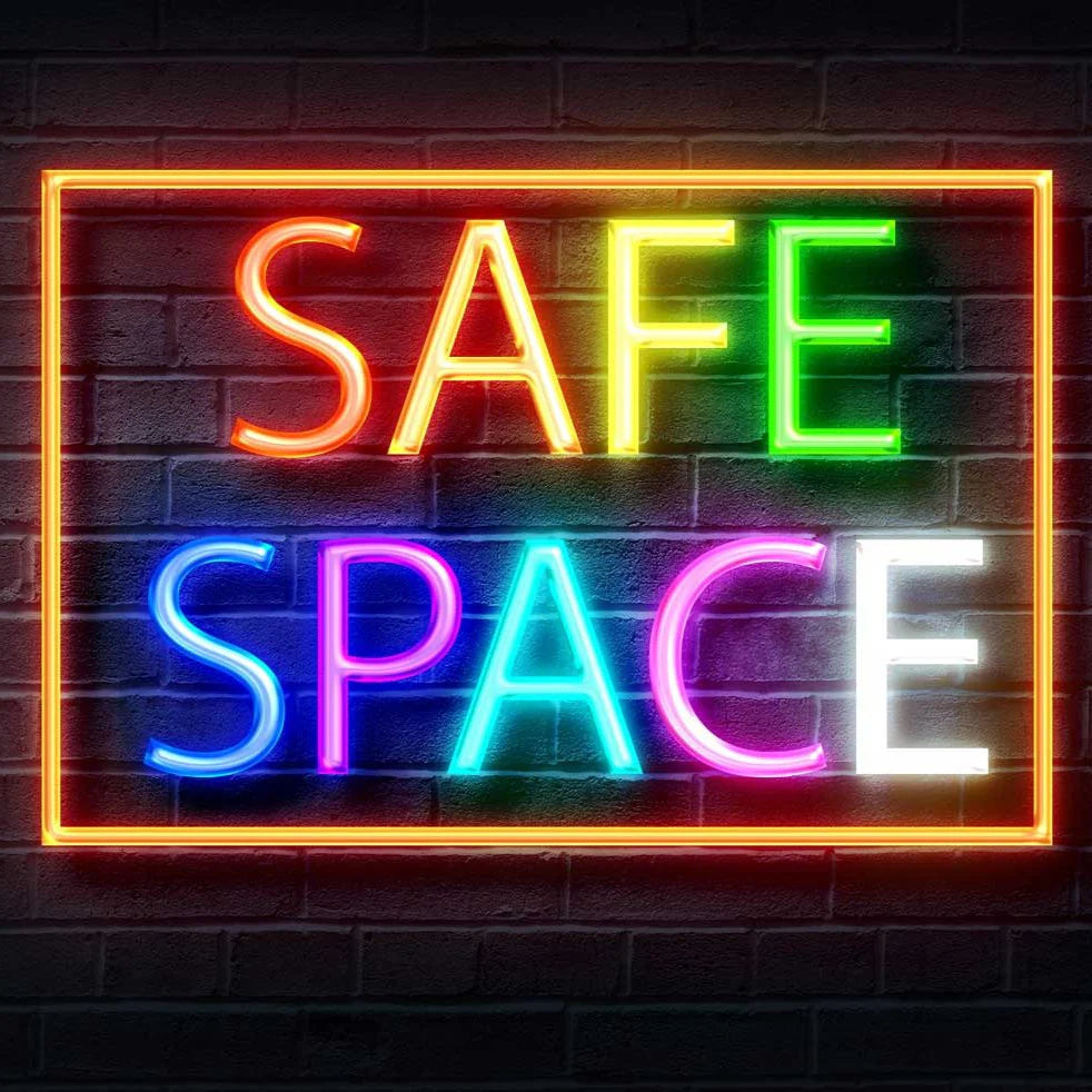 Safe Space Pride Neon Sign