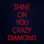 Crazy Diamond neon sign