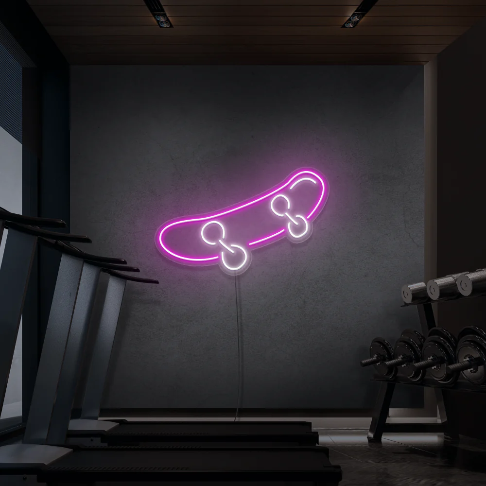 Skateboard Neon Sign